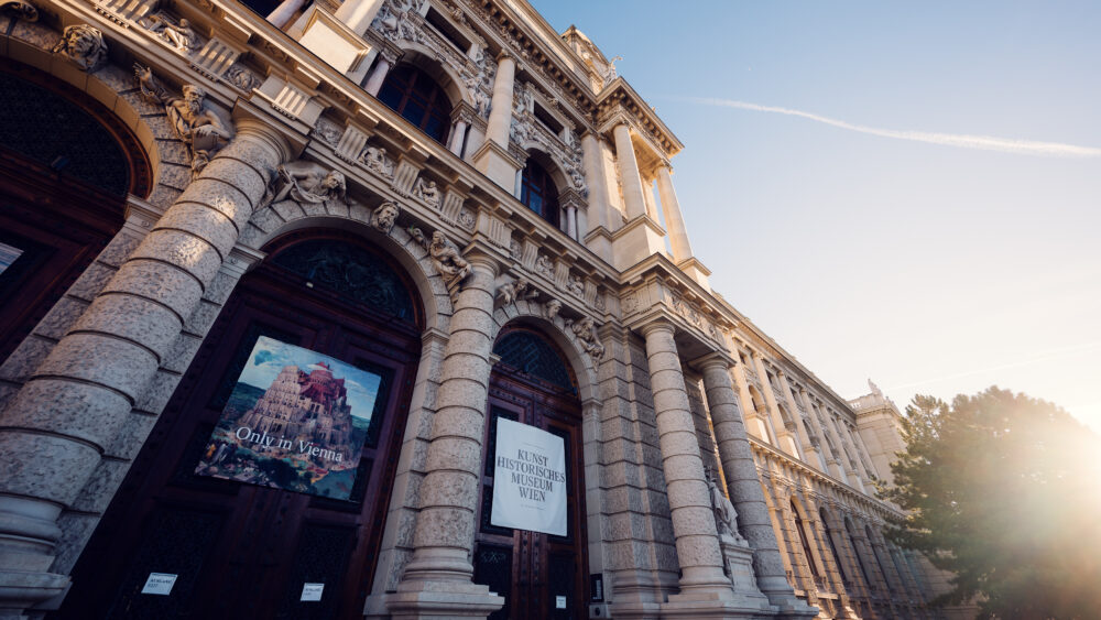 Main entrance to the Kunsthistorisches Museum Vienna